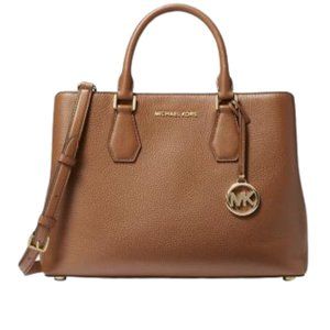 *NEW* Michael Kors Camille LargeSatchel in Luggage